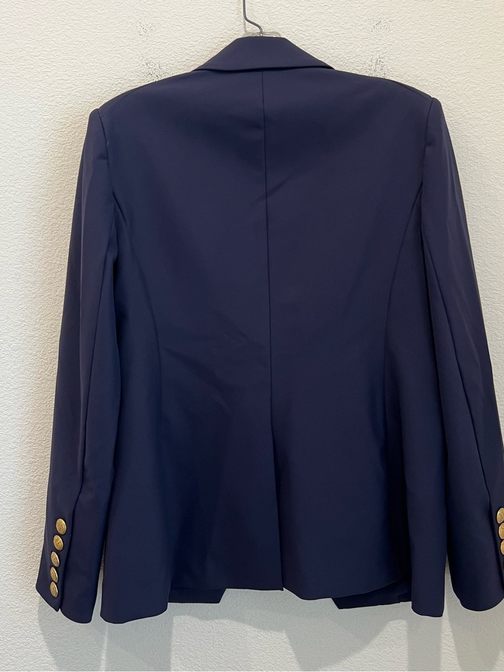 Quince Navy Double-Breasted Blazer with Gold Buttons - Picture 7 of 10